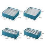 Foldable Drawer Clothes Storage Box, Spec:, 24 Grids (Gray), 24 Grids (Linen), 24 Grids (Red), 24 Grids (Green), 7 Grids (Gray), 7 Grids (Linen), 7 Grids (Red), 7 Grids (Green), 8 Grids (Gray), 8 Grids (Linen), 8 Grids (Red), 8 Grids (Green)