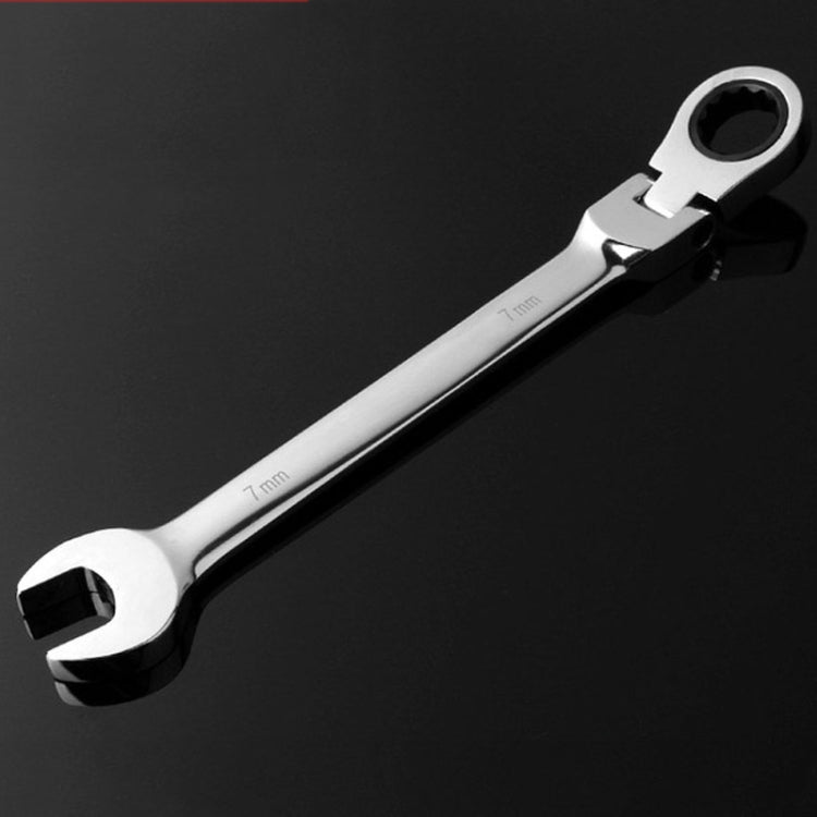 Combination Ratchet Wrench with Flexible Head Dual-purpose Ratchet Tool, 6mm, 7mm, 9mm, 11mm, 16mm, 24mm, 18mm, 20mm, 21mm, 22mm, 23mm
