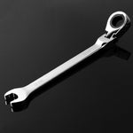 Combination Ratchet Wrench with Flexible Head Dual-purpose Ratchet Tool, 6mm, 7mm, 9mm, 11mm, 24mm, 16mm, 18mm, 20mm, 21mm, 22mm, 23mm