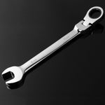 Combination Ratchet Wrench with Flexible Head Dual-purpose Ratchet Tool, 6mm, 7mm, 9mm, 11mm, 16mm, 24mm, 18mm, 20mm, 21mm, 22mm, 23mm
