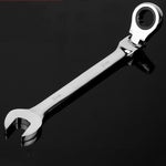 Combination Ratchet Wrench with Flexible Head Dual-purpose Ratchet Tool, 6mm, 7mm, 9mm, 11mm, 16mm, 24mm, 18mm, 20mm, 21mm, 22mm, 23mm