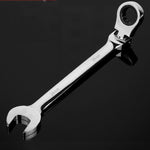 Combination Ratchet Wrench with Flexible Head Dual-purpose Ratchet Tool, 6mm, 7mm, 9mm, 11mm, 16mm, 24mm, 18mm, 20mm, 21mm, 22mm, 23mm