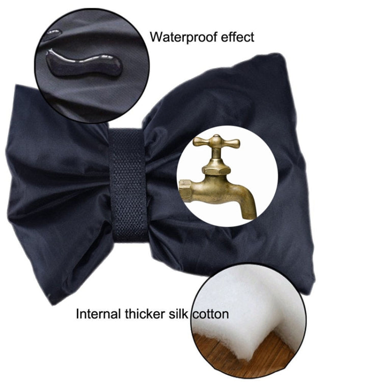 Oxford Cloth Winter Outdoor Faucet Frost Protection Cover, Hook and Loop Fastener Model, Rope Model
