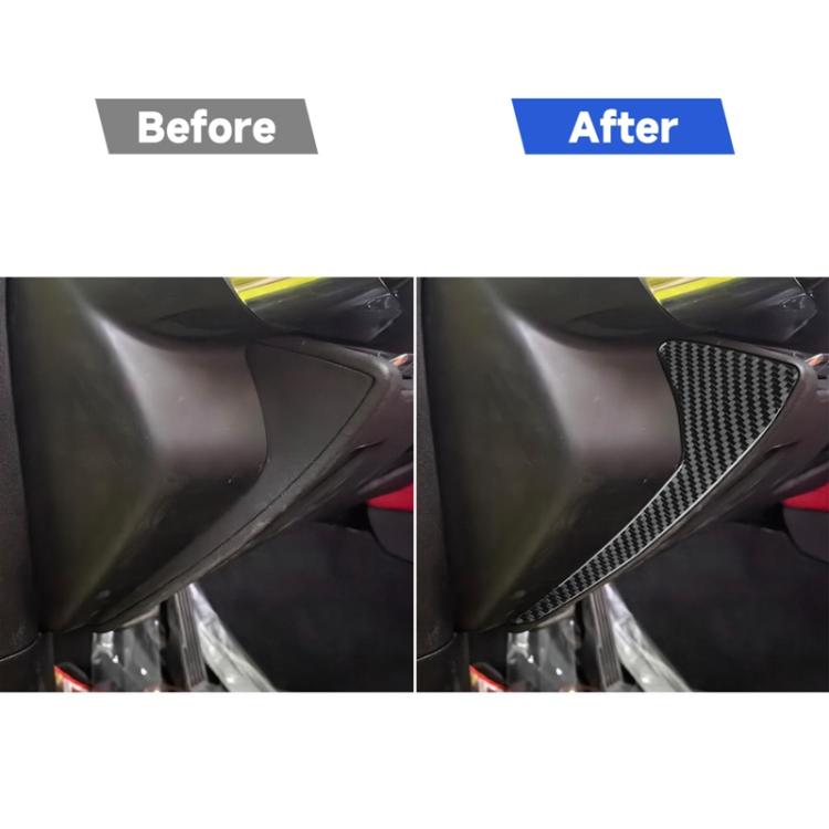 For Chevrolet Corvette C8 2pcs /Set Front Groove Side Decoration Sticker