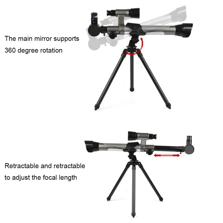 20-40 X Objective Lens Science and Education Telescope Toys, 20-40 X