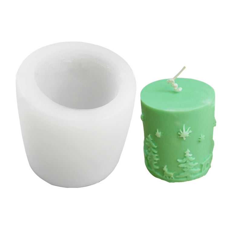 DIY Christmas Candle Aromatherapy Gypsum Silicone Mold, Shape:, Santa, Simple Christmas Tree, Triangular Christmas Tree, Christmas Gift, Single Stereo, Snow House 3, Single Christmas Cylinder, Origami Christmas Tree, 8 Cone Contest Christmas Tree