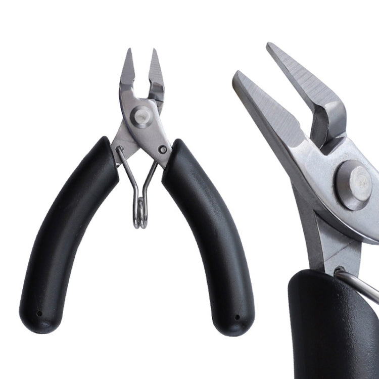 4 Inch Stainless Steel Palm Mini Electronic Pliers, Wire Cutters, Curved Nose Pliers, Needle Nose Flat Pliers, Needle Nose Round Pliers