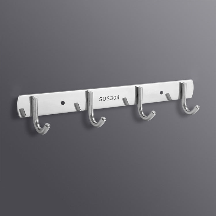 304 Stainless Steel No Punching Door Rear Coat Hook, 3 Hooks, 4 Hooks, 6 Hooks, 7 Hooks, 8 Hooks, 201 Butterfly Hook