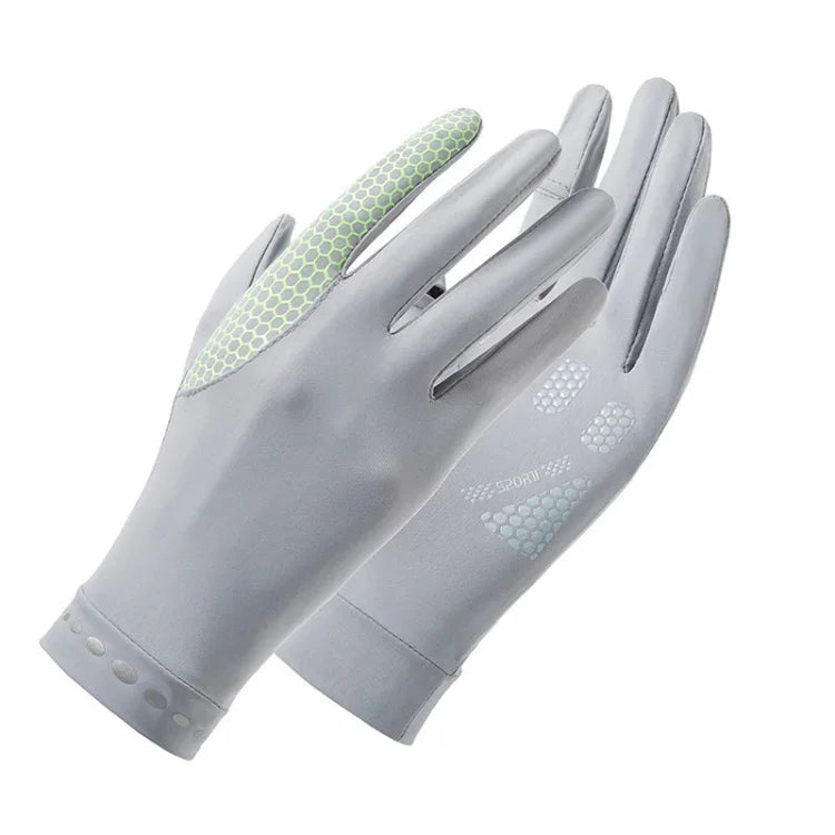 1 Pair XC-14 Riding Driving Sunscreen Anti-UV Fingerless Ice Silk Gloves, Style:, Honeycomb (Purple), Honeycomb (Pink), Honeycomb (Yellow), Honeycomb (Gray), Honeycomb (Black), Honeycomb (Dark Gray), Line (Purple), Line (Dark Gray), Line (Light Gray)  ...