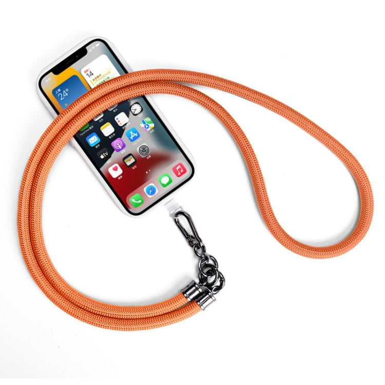 Mobile Phone Mountaineering Rope Lanyard  Can Be Hung Neck Or Crossbody, Black, Orange, Sky Blue, Red, Gem Blue, Violet, Brick Orange
