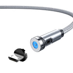 CC56 Dust Plug Rotating Magnetic Wire, Cbale Length: 1m, Style:, 1m Android Head, 1m Type-C / USB-C Head, 1m 8Pin Head, 1m Line+Three Heads, 1m Line, 1m Micro USB, 1m Type-C / USB-C, 1m + 8Pin + Type-C/USB-C + Micro USB