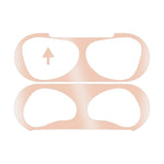 2 PCS Headphone Inner Cover Sticker Dustproof Protective Film For Airpods 3, Black, Gold, Silver, Rose Gold, Red, Green, Blue, Purple