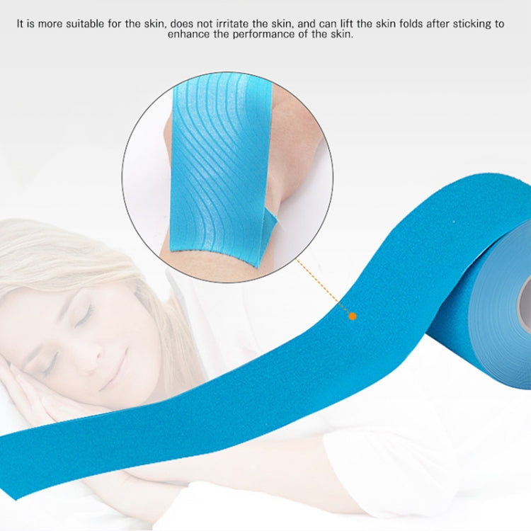 3pcs Muscle Tape Physiotherapy Sports Tape Basketball Knee Bandage, Size:, 2.5cm x 5m, 3.8cm x 5m, 5cm x 5m