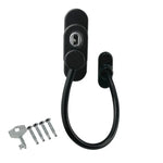 Children High-rise Anti-fall Safety Lock Window Push Limiter, Color:, White, Black, White (Thick), Black (Thick), White (Special Thick), Black (Special Thick), White (Enhanced), Black (Enhanced), White (High Standard), Black (High Standard)
