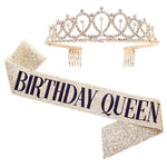 WM-02 Crystal Diamond Birthday Party Wedding Updo Crown, Color: Gold Queen Set1, Silver, Gold, Rose Gold, AB Diamond, Gold Queen, AB Silver Queen, Silver Queen, Rose Gold Queen, Golden Queen, Silver Girl, AB Gold Girl, Gold Girl, Rose Gold Girl