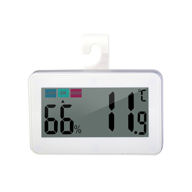 HT-6S Indoor Electron Temperature And Humidity Color Digital Display Mini Home Thermometer, Temperature And Humidity White, Temperature And Humidity Black