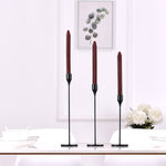 3 PCS / Set Home Decoration Wedding Wrought Iron Candle Holder, Style:, 3 PCS / Set Thick Bottom (Rose Red), 3 PCS / Set Thick Bottom (Silver), 3 PCS / Set Thin Bottom (Black), 3 PCS / Set Thin Bottom (Imitation Gold), 3 PCS / Set Thin Bottom (Silver)