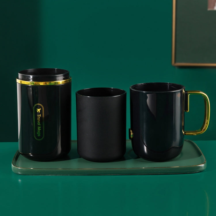 JM043 Home Mouthwash Cup Set Couple Convenient Travel Toothbrush Box, Style:, 2 Cups Dark Green, 2 Cups Black, 2 Cups White, 3 Cups Dark Green, 3 Cups Black, 3 Cups White