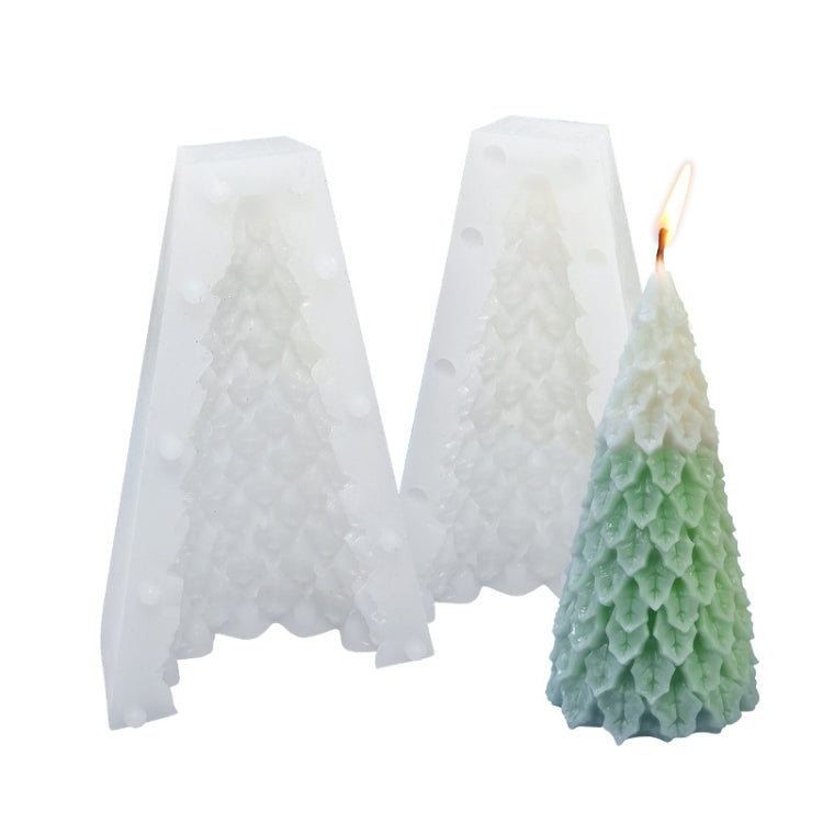 Christmas DIY Scented Candle Silicone Mold, White