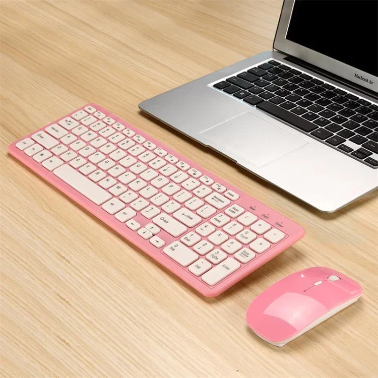 MLD-568 Office Gaming Mute Wireless Mouse Keyboard Set, MLD-568 Black, MLD-568 White, MLD-568 Blue, MLD-568 Pink