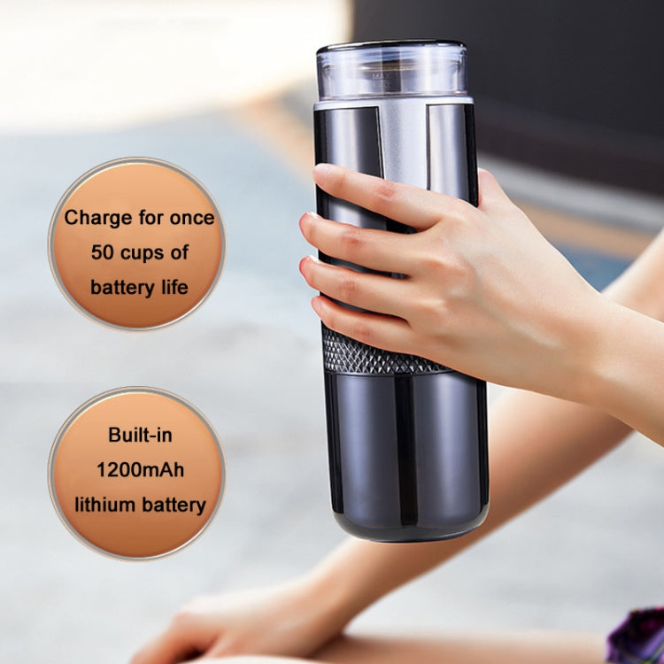 Fully Automatic Portable Wireless Coffee Machine, Black