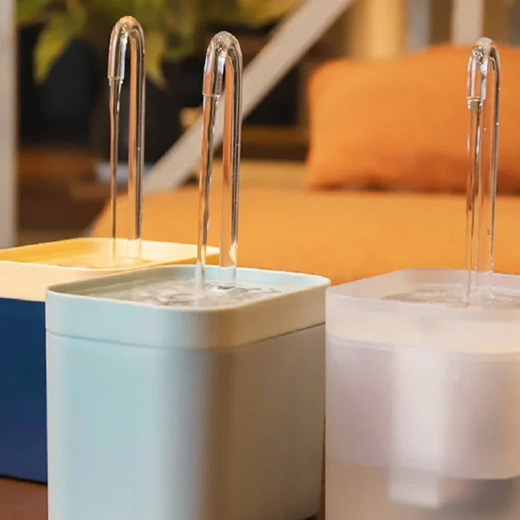 Cat Automatic Circulation Flow Drinking Fountain, US Plug (110V), EU Plug (230V), USB (5V), USB Anti-drying