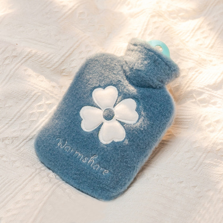 Cartoon Plush Portable Water Jection Mini Hot Water Bag, 500ML Pink, 500ML Blue, 1000ML Blue, 1000ML Green, 1000ML Mint Green, 1000ML Insert Yellow, 1000ML Insert Green