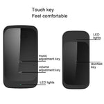 C03 1 For 1 Home Wireless Waterproof Touch Sensor Doorbell, C03 EU Plug Black, C03 UK Plug White, C03 EU Plug White, C03 US Plug Black, C03 US Plug White, C03 UK Plug Black