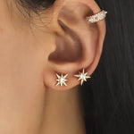 Simple Small Drilling Lug Clip Geometric Zircon Earrings, DZ-523, DZ-522, DZ-520, DZ-519, DZ-518, DZ-517, DZ-516, DZ-515, DZ-514, DZ-513, DZ-512, DZ-510, DZ-509
