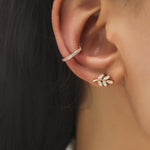 Simple Small Drilling Lug Clip Geometric Zircon Earrings, DZ-523, DZ-522, DZ-520, DZ-519, DZ-518, DZ-517, DZ-516, DZ-515, DZ-514, DZ-513, DZ-512, DZ-510, DZ-509