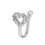 U-shaped Nose Clip Copper Inlaid With Zircon Nose Decoration, Color: G-189 Silver, G-364 Gold, G-365 Silver, G-247 Gold, G-248 Silver, G-251 Gold, G-252 Silver, G-253 Gold, G-254 Silver, G-235 Gold, G-236 Silver, G-231 Gold, G-232 Silver, G-249 Gold   ...
