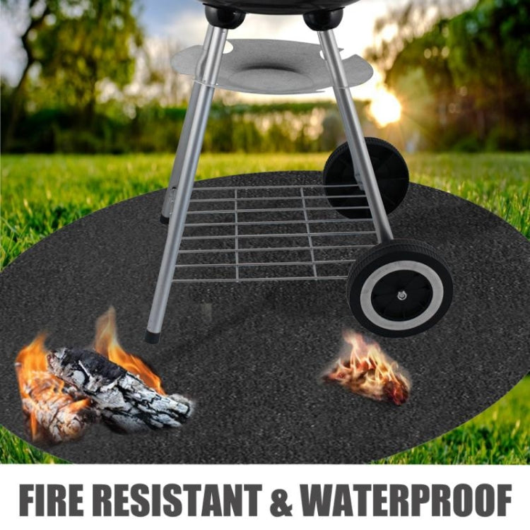 Fireproof Grill Mat Fiberglass High Temperature Resistant Camping Mat, 24 Inches, 32 Inches, 36 Inches