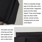 SF001 Oxford Cloth Sofa Armrest Hang Bag Household Storage Bag, Oxford Cloth Beige, Oxford Cloth Black, Oxford Cloth Coffee