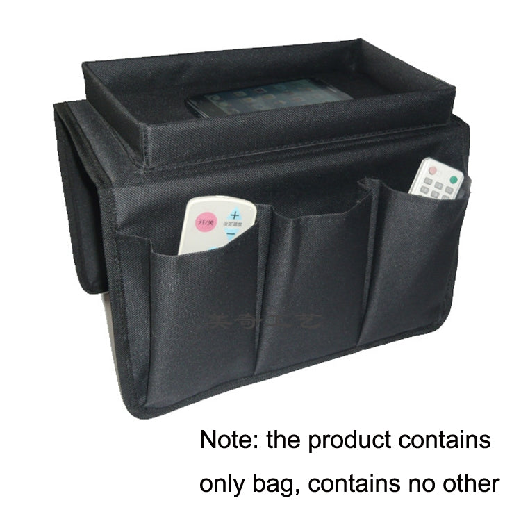 SF001 Oxford Cloth Sofa Armrest Hang Bag Household Storage Bag, Oxford Cloth Beige, Oxford Cloth Black, Oxford Cloth Coffee