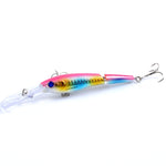 M0208 13.3cm/13.4g Lure Bionic Multi-section Mino Fake Lure Plastic Lure, M0208 5, M0208 6, M0208 1, M0208 2, M0208 3, M0208 4