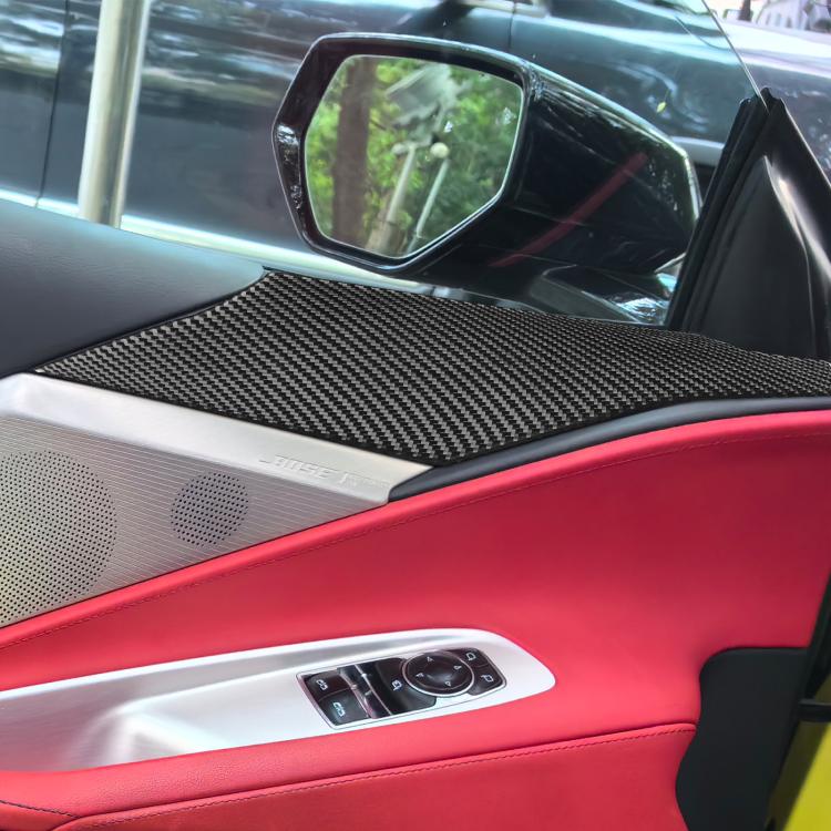 For Chevrolet Corvette C8 2pcs /Set Door Panel Decorative Sticker