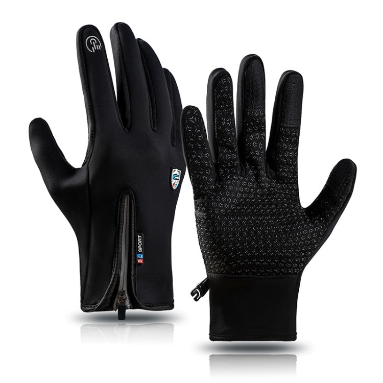 A045 Cycling Gloves Touch Screen Windproof Waterproof Sport Keep Warm Gloves, M, L, XL