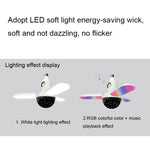 ZSCPH-001 40W Multifunctional Bluetooth RGB Colorful Three-Leaf Music Atmosphere Light, Size:, L (Star), S (Star), L (Magic Ball), S (Magic Ball)