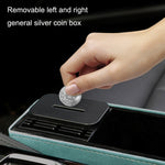 DE RAN FU Car Seat Storage Box Cup Holder Fur Citrine Phone Sundry Storage Box, 6030 Blue, 6030 Black, 6030 Grey, 6030 Brown