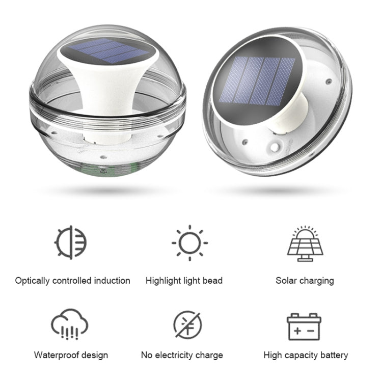 Solar Water Floating Lights Patio Pool Floating Landscape Decorative Lights, Three Light Mode