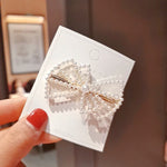 Rhinestone Fashion Hair Clips Women Bangs Headwear, Styles:, 293 Mountain Camellia Flower, 371 Fan, 380 Pearl