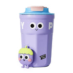Cartoon Thermal Insulation Cup 316 Stainless Steel Coffee Mug Water Cup, Capacity:, 400ml Purple, 400ml Pink, 400ml Light Green, 400ml White