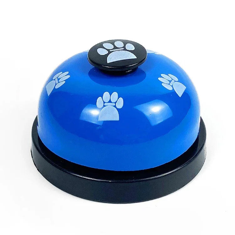 Pet Toy Training Called Dinner Small Bell Footprint Ring Dog Toys, 3pcs Pet Bell Yellow, 3pcs Pet Bell Red, 3pcs Pet Bell Pink, 3pcs Pet Bell White, 3pcs Pet Bell Royal Blue