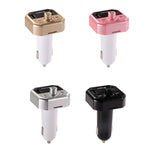 B9 Smart Digital Display Dual USB Bluetooth Car Charger with Hands-free Call Function