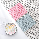 130 Grids Silicone Mat Baking Mold Mini Pet Snacks Dog Food Baking Pan Mold Biscuit Cake Mold, Blue, Pink