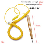 2pcs 6-24V Car Circuit Test Pen LED Multi Function Test Passing Test Light Test Light Test Pen, LED Spring Test Pen