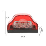 2pcs MK-198 3LED Van / Truck / Trailer White Light License Plate Lamp, MK-198