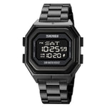 SKMEI 1875 Men Outdoor Electronic Watch Timing Multi-Functional Watch, Style:, 1875 Steel Band Black Machine, 1875 Silicone Band White Machine, 1875 Silicone Band Black Machine, 1875 Steel Band White Machine