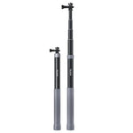TELESIN 1.2m Carbon Fiber Monopod Selfie Stick With 1/4 Screw For DJI, Insta360, GoPro and Other Action Cameras, 1.2m