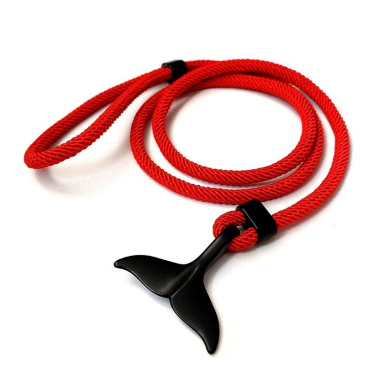 5pcs Whale Tail Braided Hand Rope Double Live Buckle Adjustable Bracelet, 5pcs Pink, 5pcs Yellow, 5pcs Red Wine, 5pcs Navy, 5pcs Khaki, 5pcs Red, 5pcs Black, 5pcs Light Blue, 5pcs Beige